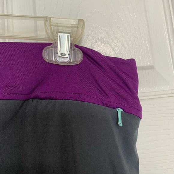 Title 9 Gray and Purple Side Slit Quick Drying Skort - Picture 3 of 7